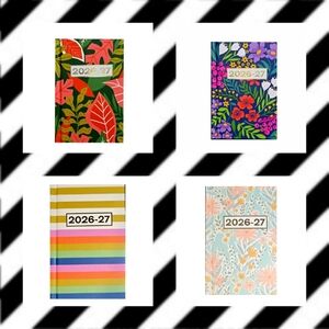 Hard Cover Weekly 2 Year Pocket/Purse/Briefcase Planners 2025-26 (price per ea)